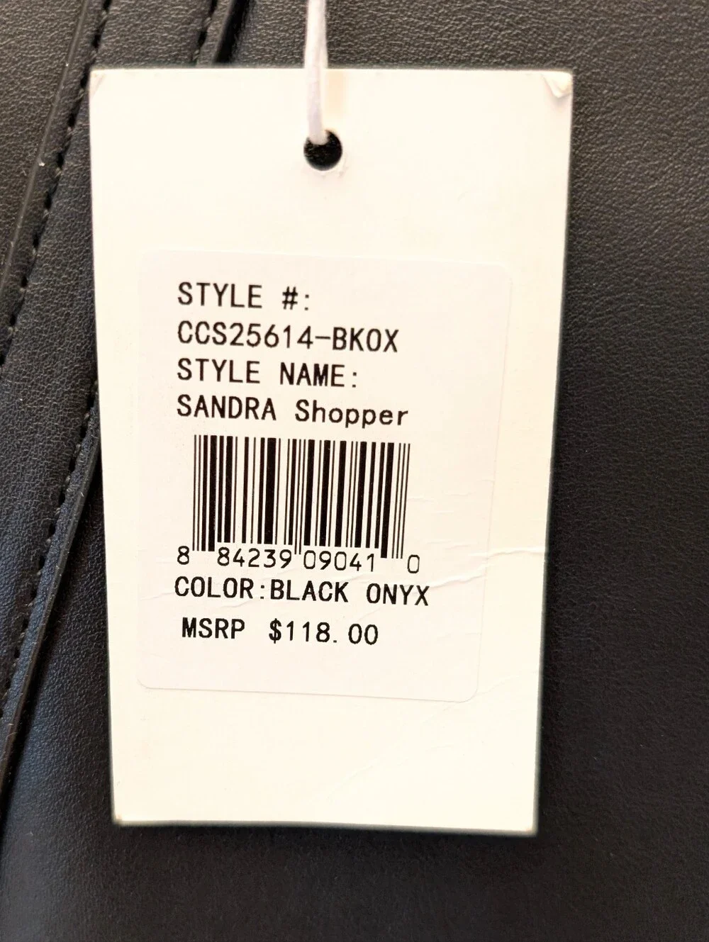 Large Cavalli Class Black Onyx Tote Satchel with Gold Logo Accent NWT